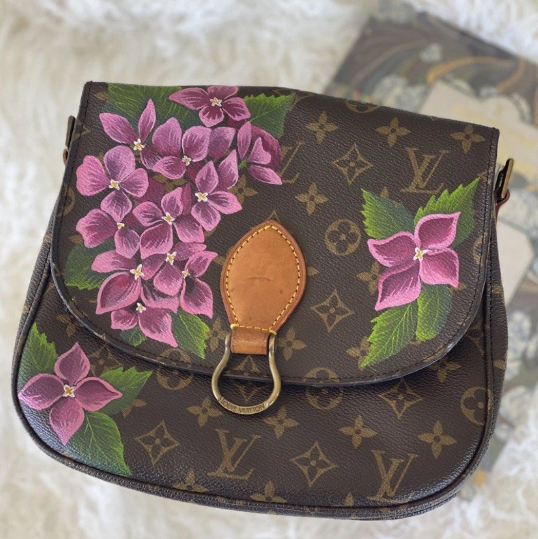 VINTAGE Louis Vuitton St. Cloud MM Size Lv Bags Authentic 