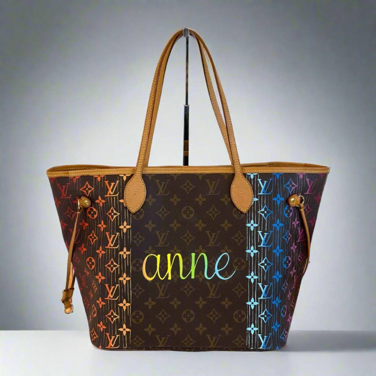 Louis Vuitton Neverfull Custom New Vintage Handbags