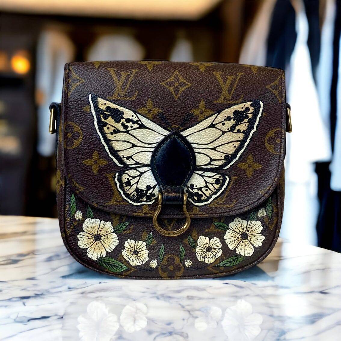 Louis Vuitton Saint Cloud PM The Butterfly Saga Artwork New Vintage Handbags