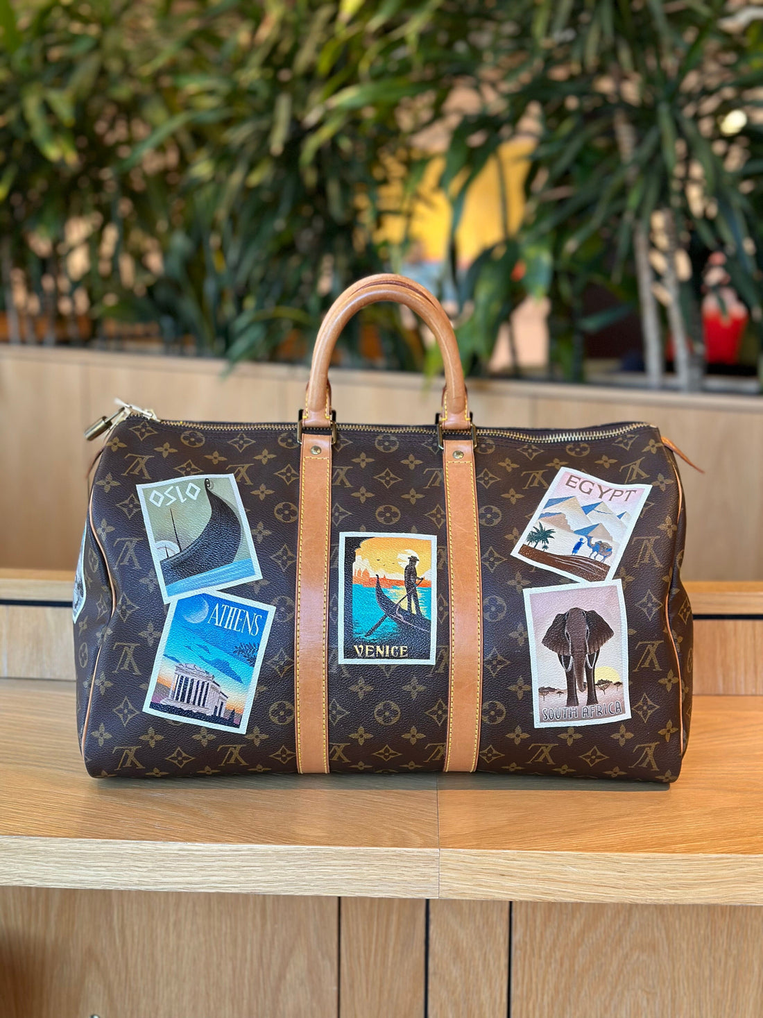 Hand painted Louis Vuitton