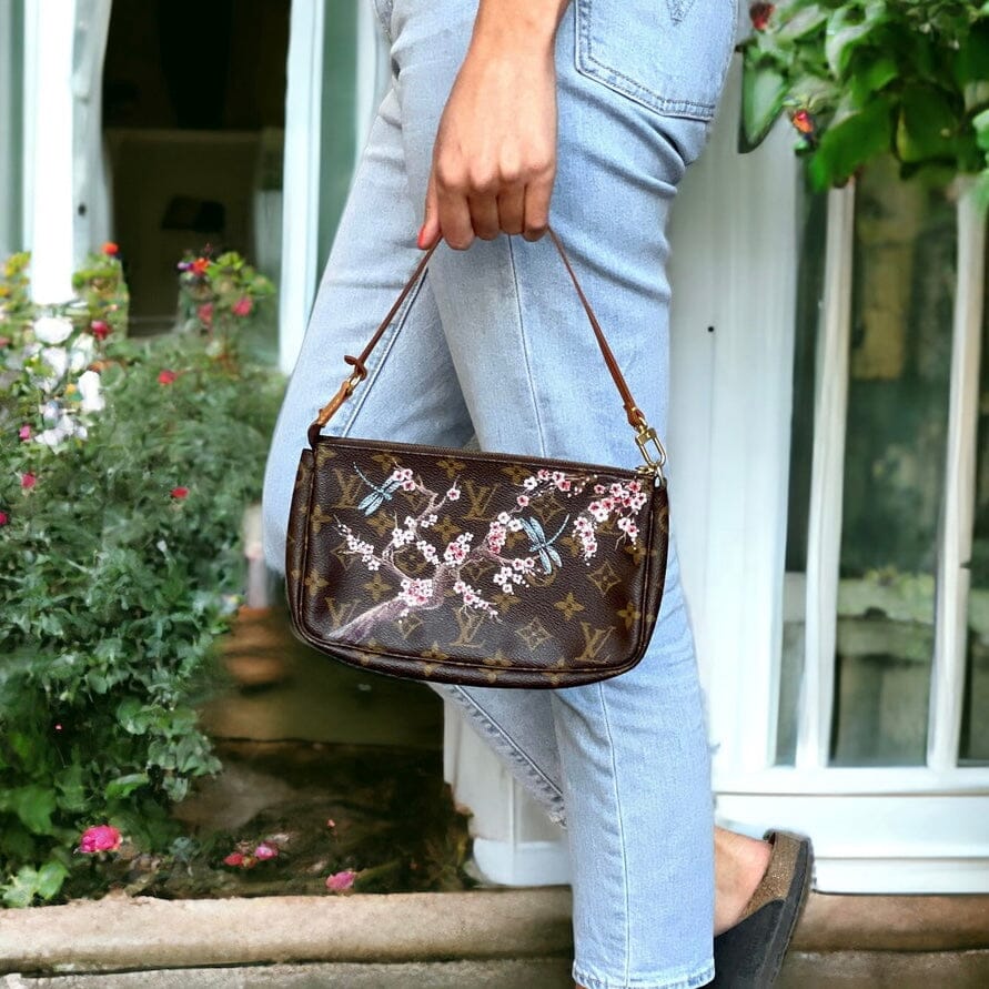 Fireflies Cherry Blossom by New Vintage Handbags