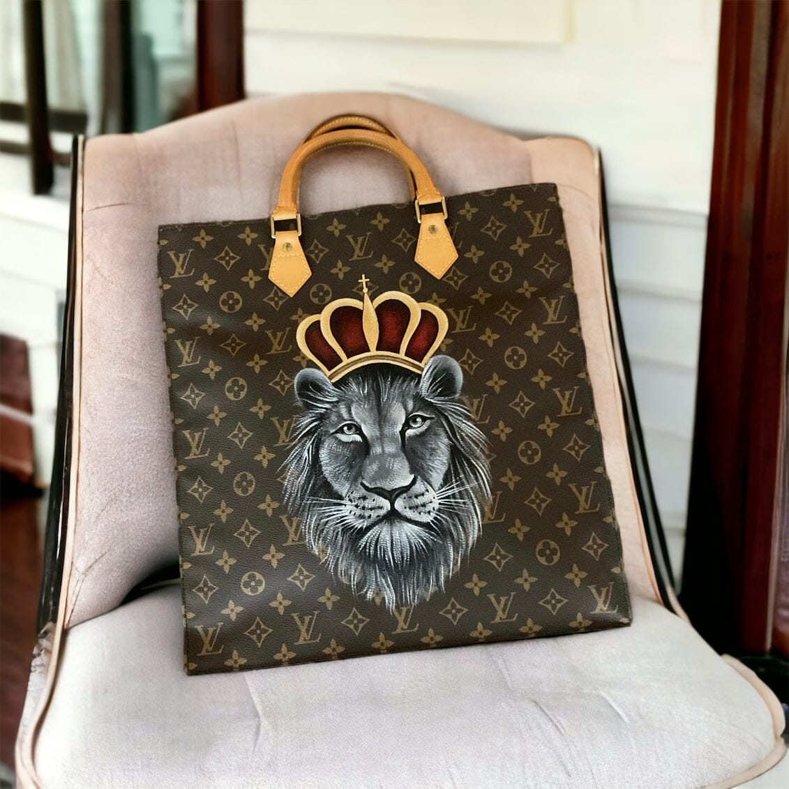 Louis Vuitton, Bags, Lv Rare Bag With Lion