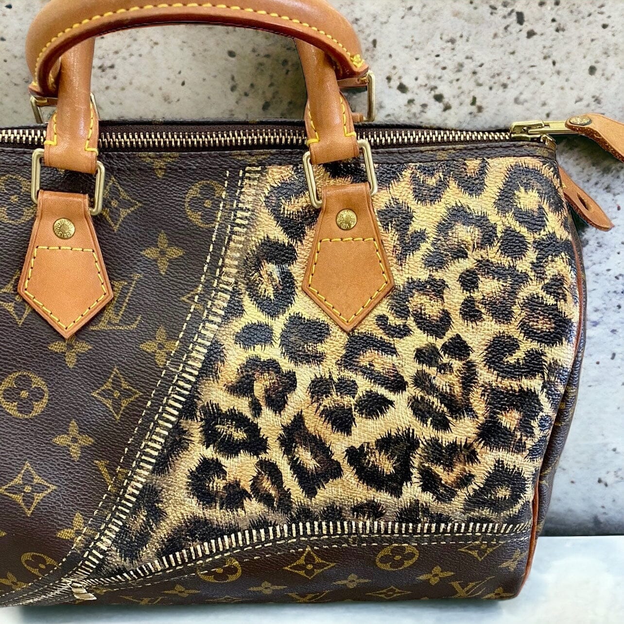 Unzipped Multi Color Cheetah by New Vintage Handbags