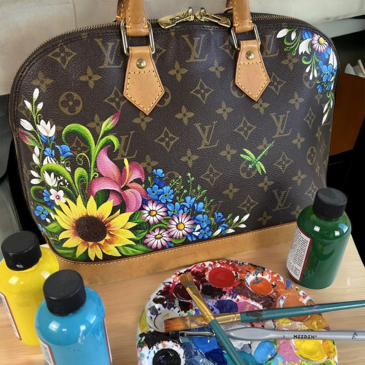 Louis Vuitton Painting Bags