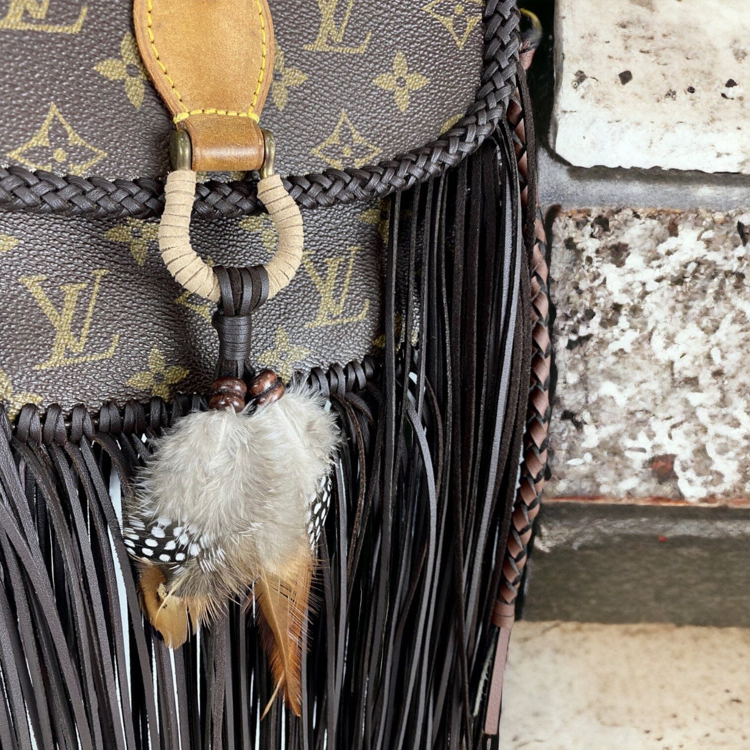 Fringed Louis Vuitton Speedy  Purses and handbags, Purses, Funky purses