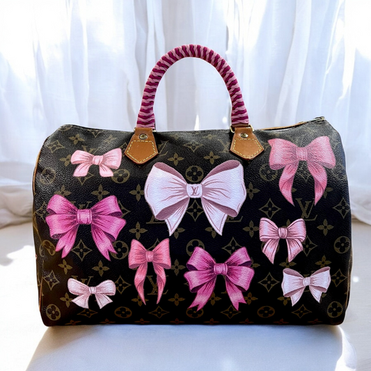 Hand painted Louis Vuitton Bag