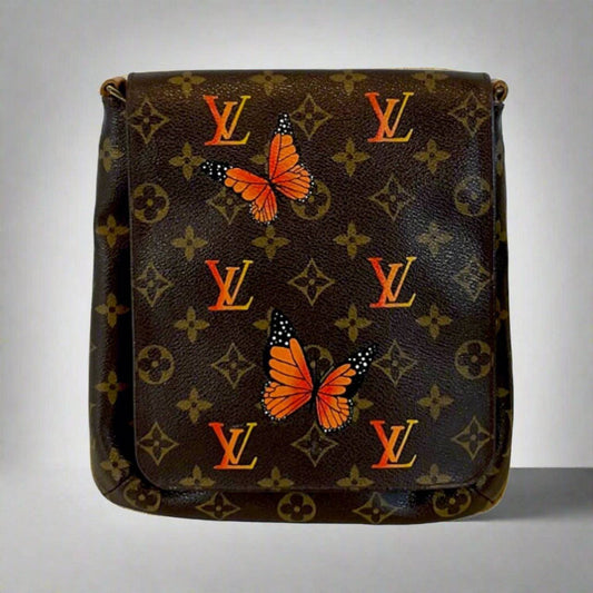 Hand painted Louis Vuitton Bag