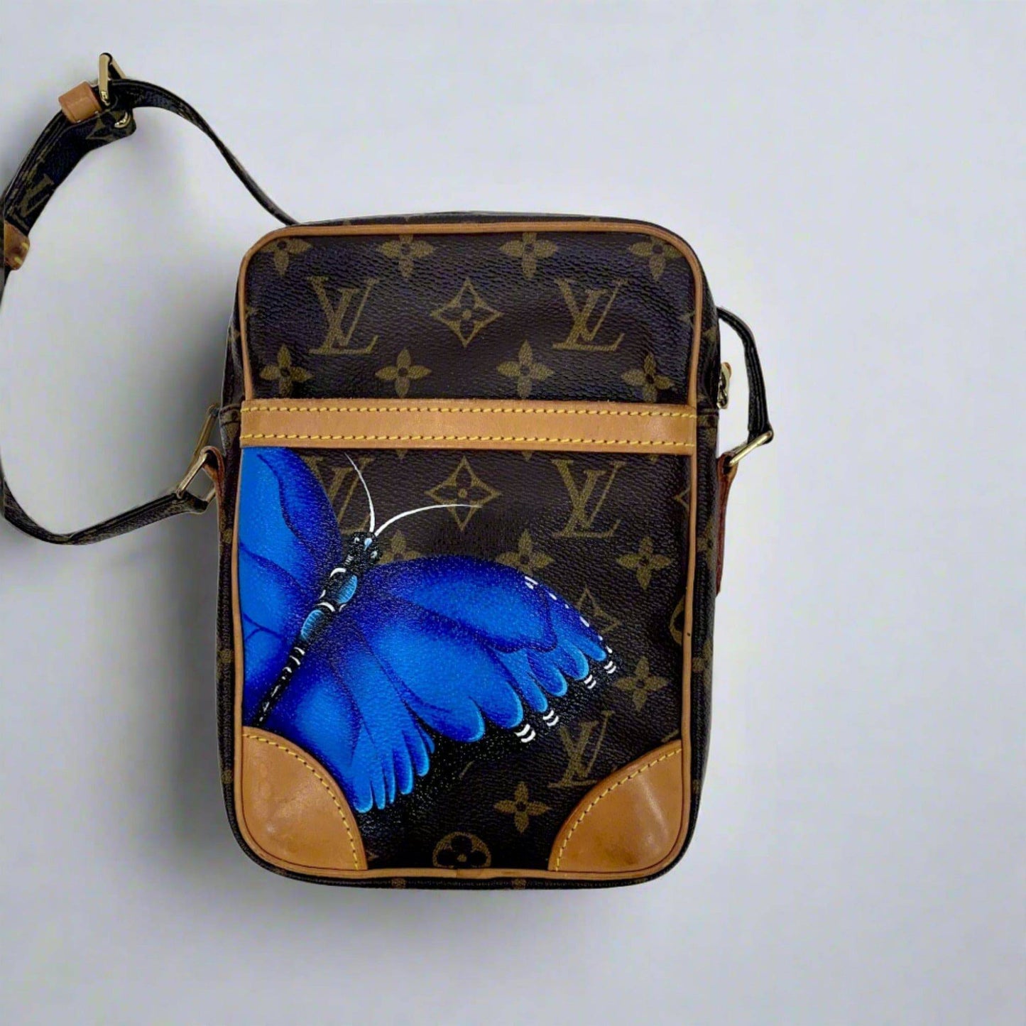 Hand painted Louis Vuitton Bag