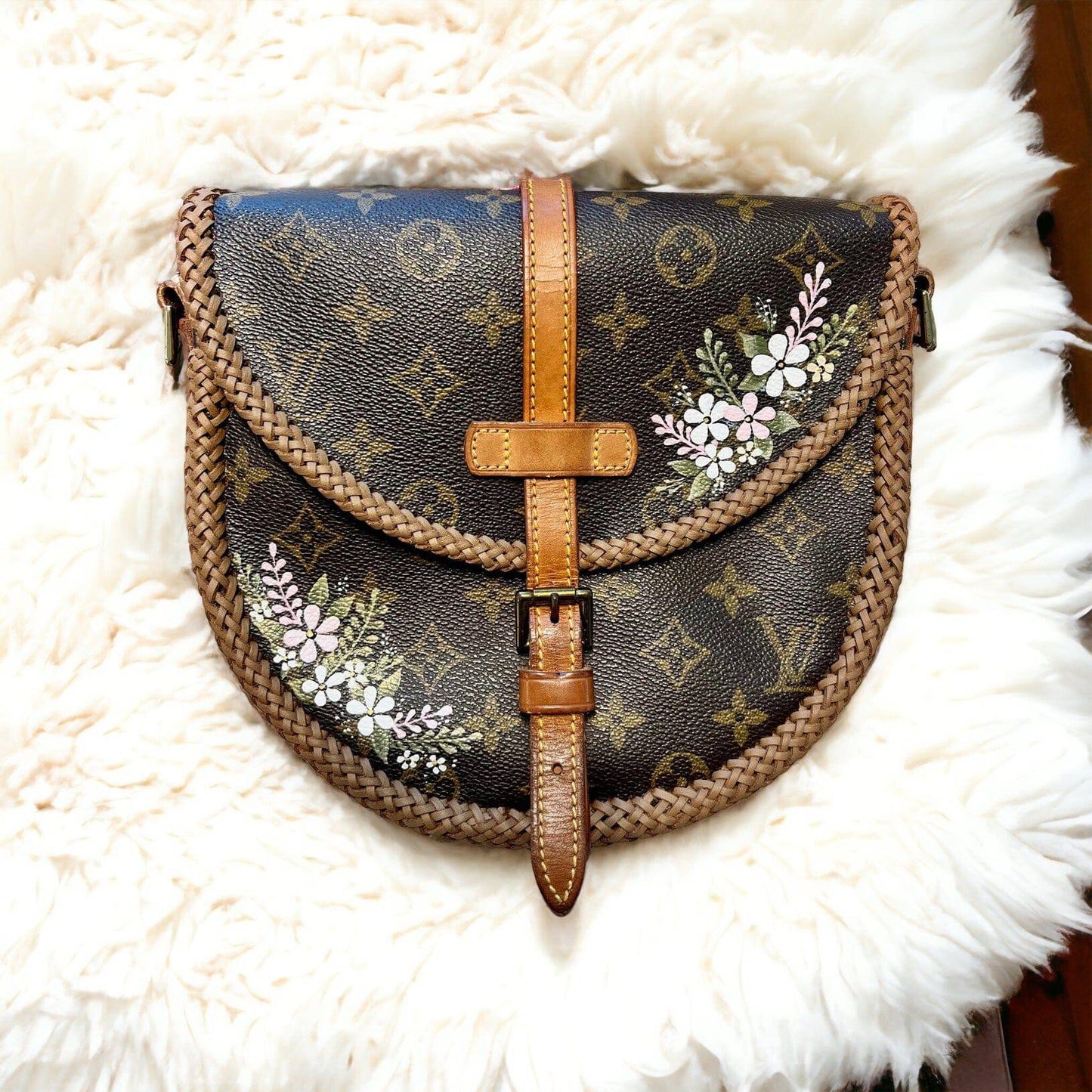 Hand painted Louis Vuitton Bag