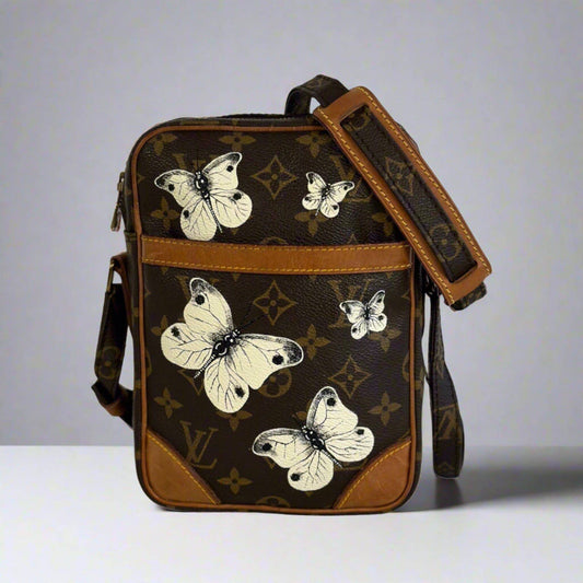 Hand painted Louis Vuitton Bag