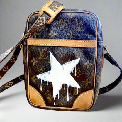 Hand painted Louis Vuitton Bag