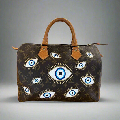 Hand painted Louis Vuitton Bag