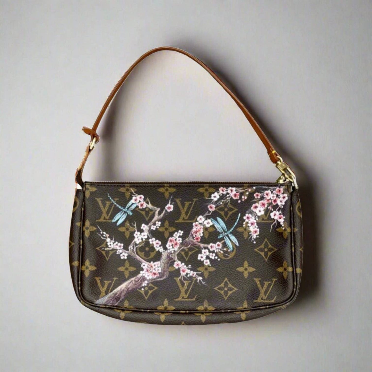 Hand painted Louis Vuitton Bag