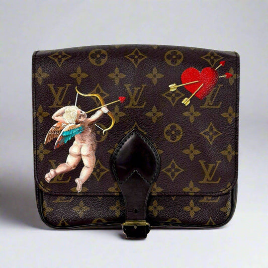 Hand painted Louis Vuitton Bag