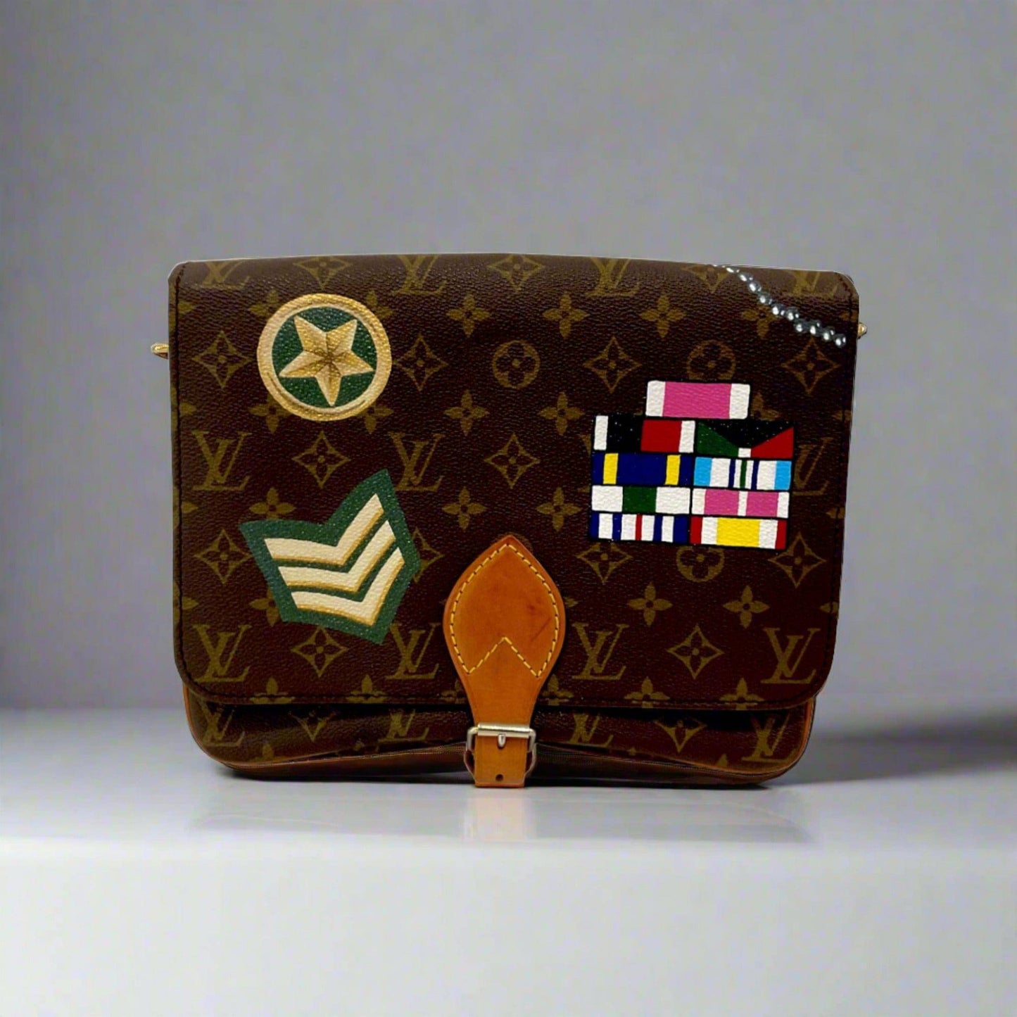 Hand painted Louis Vuitton Bag