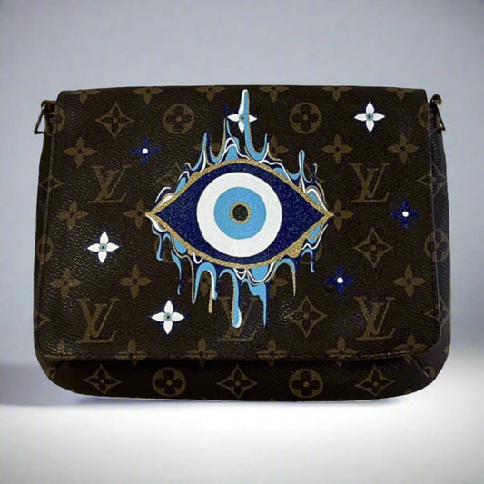 Hand painted Louis Vuitton Bag