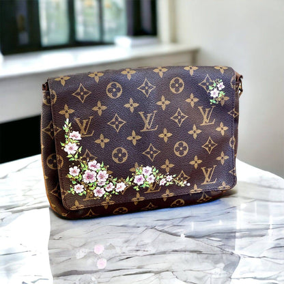 Hand painted Louis Vuitton Bag