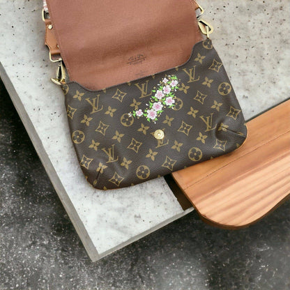 Hand painted Louis Vuitton Bag