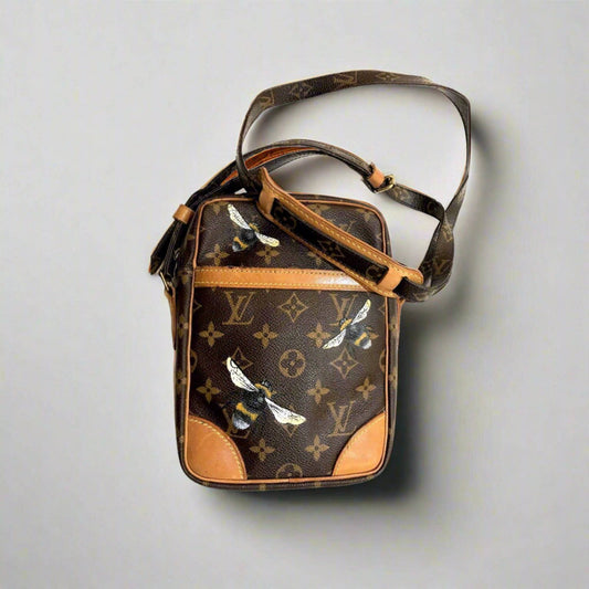 Hand painted Louis Vuitton Bag