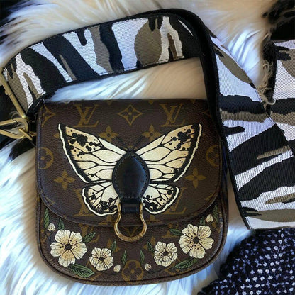 Hand painted Louis Vuitton Bag