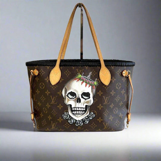 Hand painted Louis Vuitton Bag