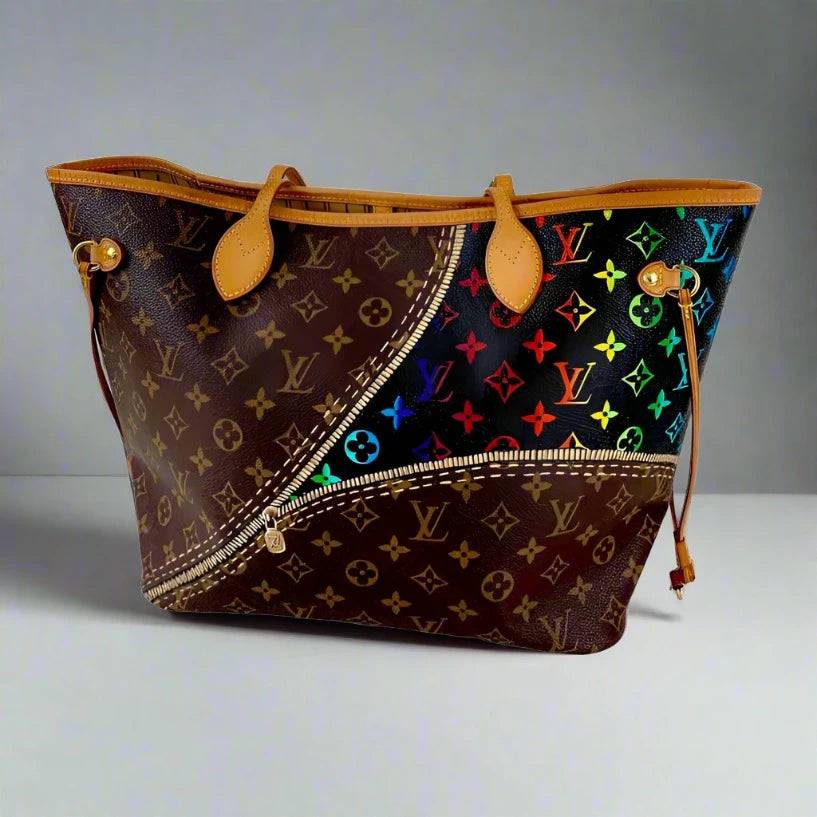 Hand painted Louis Vuitton Bag