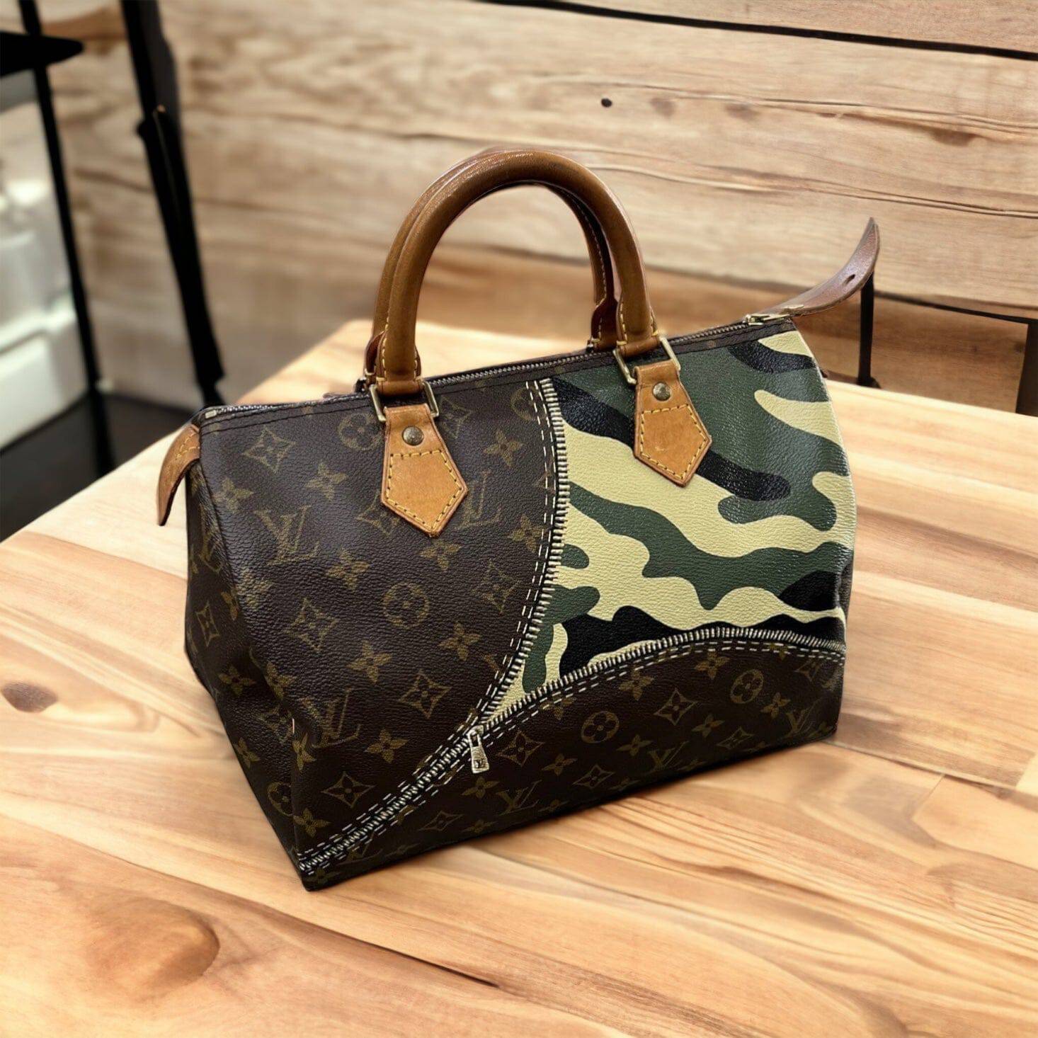 Camo designer bags hotsell