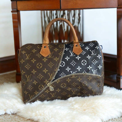 Hand painted Louis Vuitton Bag