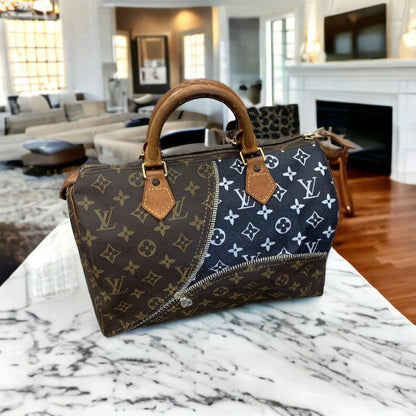 Hand painted Louis Vuitton Bag