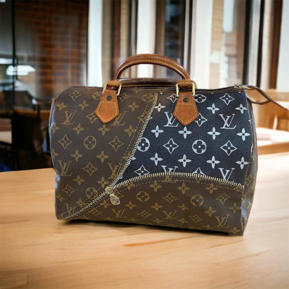 Hand painted Louis Vuitton Bag