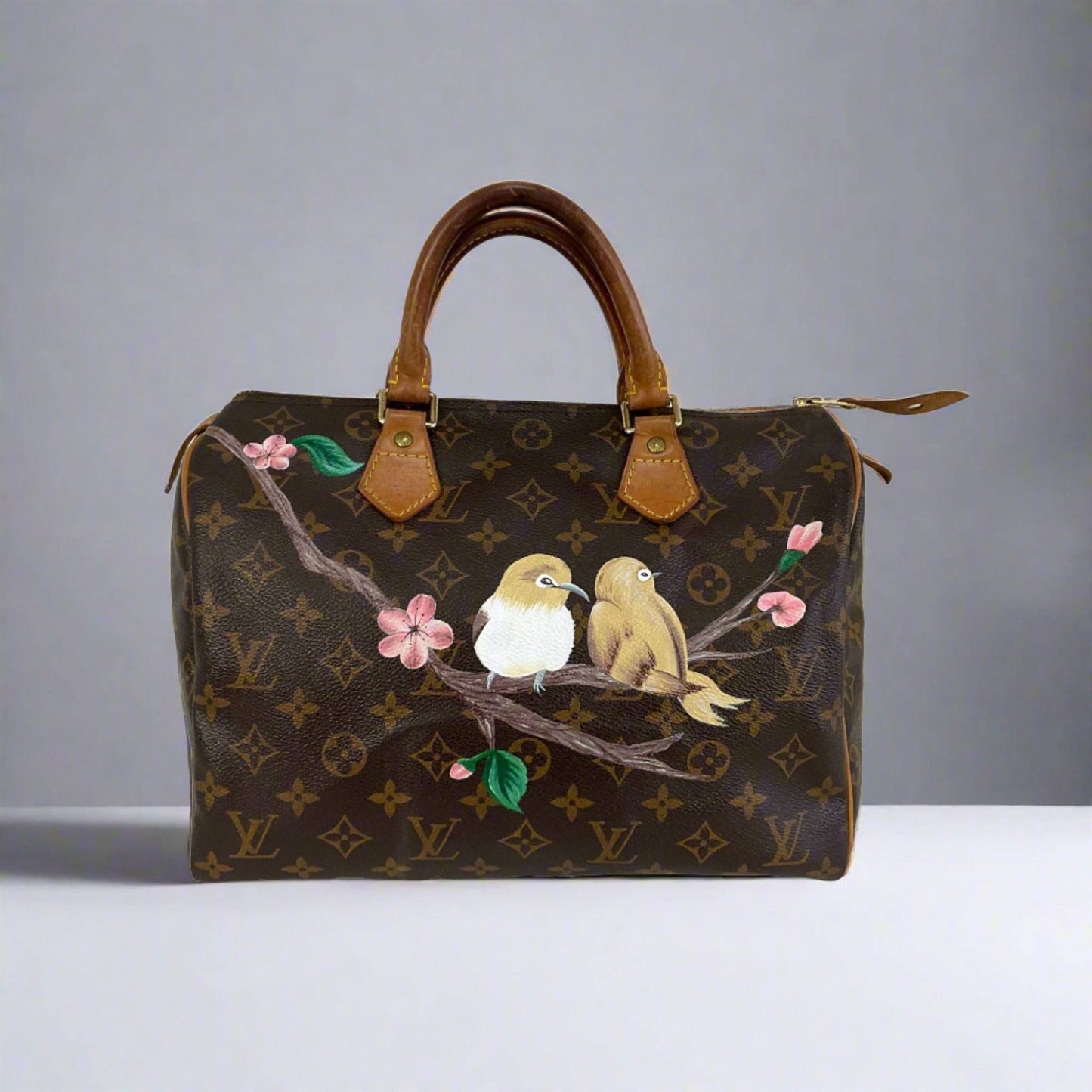 Hand painted Louis Vuitton Bag