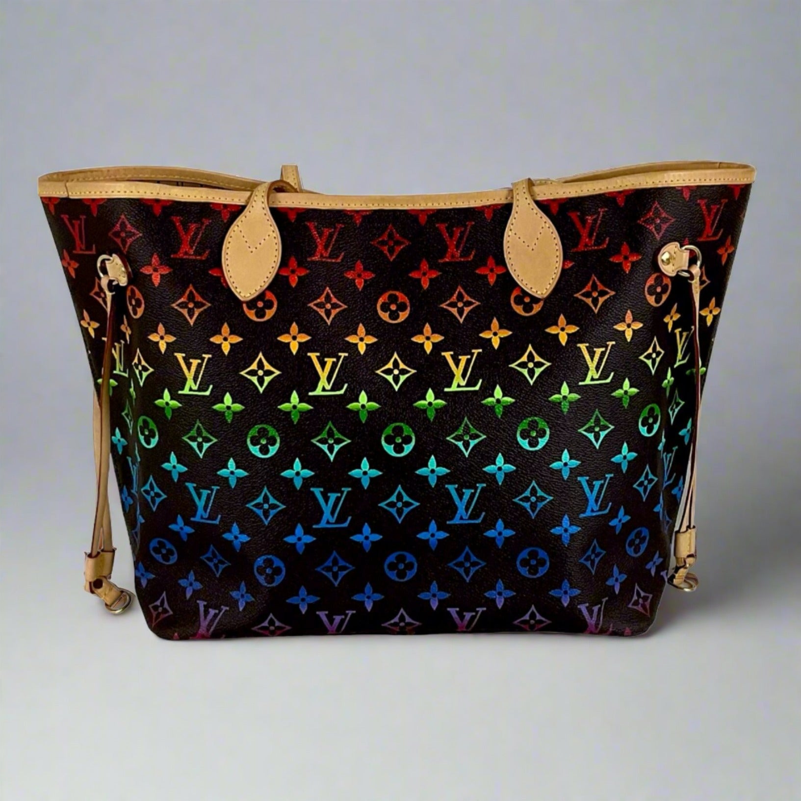 On my side leather tote Louis Vuitton Multicolour in Leather