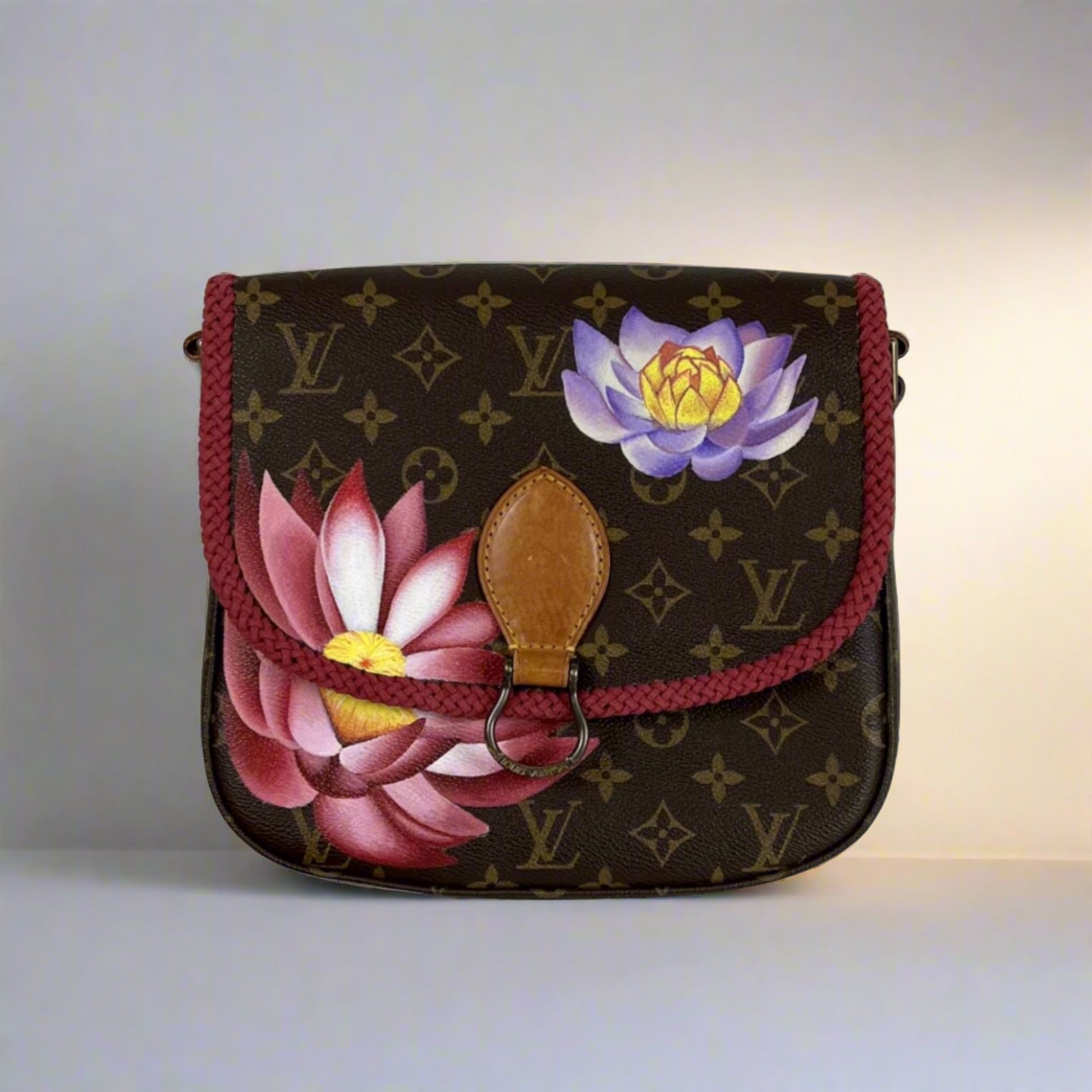 Louis Vuitton - Authenticated Saint Cloud Handbag - Cloth Brown for Women, Good Condition